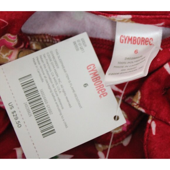 NWT 2007 Gymboree Gingerbread Cookie Girls Nightgown Pajamas PJ sz 6 Winter Xmas - Picture 9 of 9